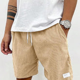 Fashion Personality Solid Color Flip Men's Shorts